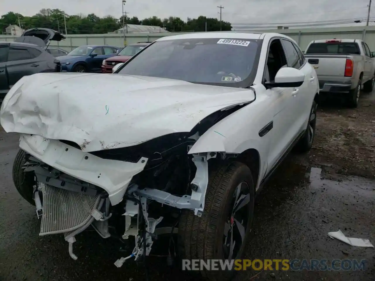 2 Photograph of a damaged car SADCJ2EX8MA668399 JAGUAR F-PACE 2021