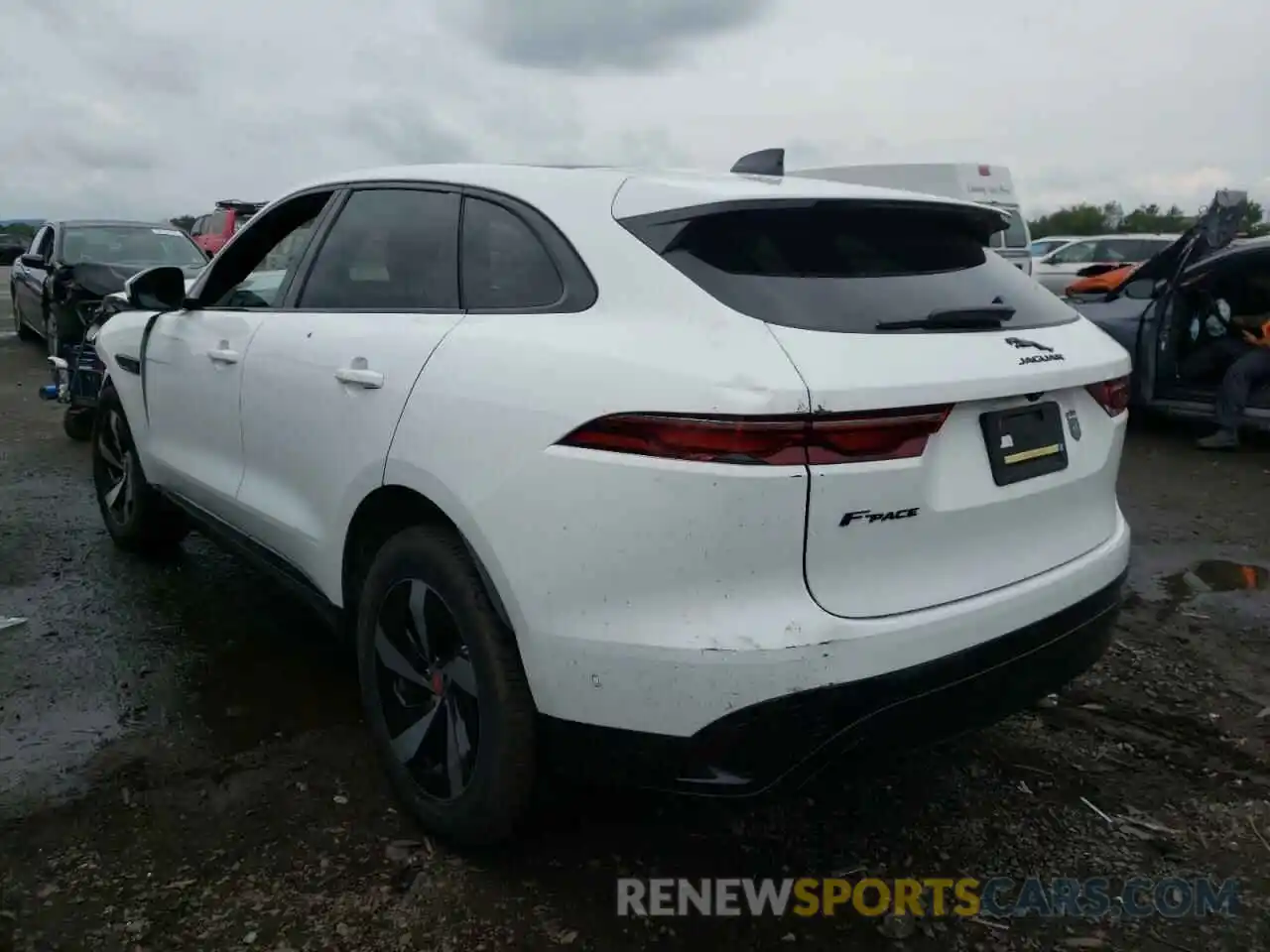 3 Photograph of a damaged car SADCJ2EX8MA668399 JAGUAR F-PACE 2021