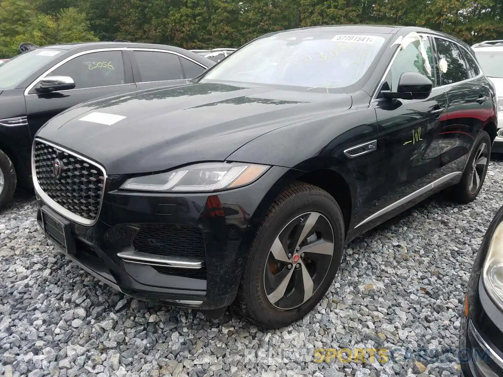 2 Фотография поврежденного автомобиля SADCJ2EX8MA669052 JAGUAR F-PACE 2021