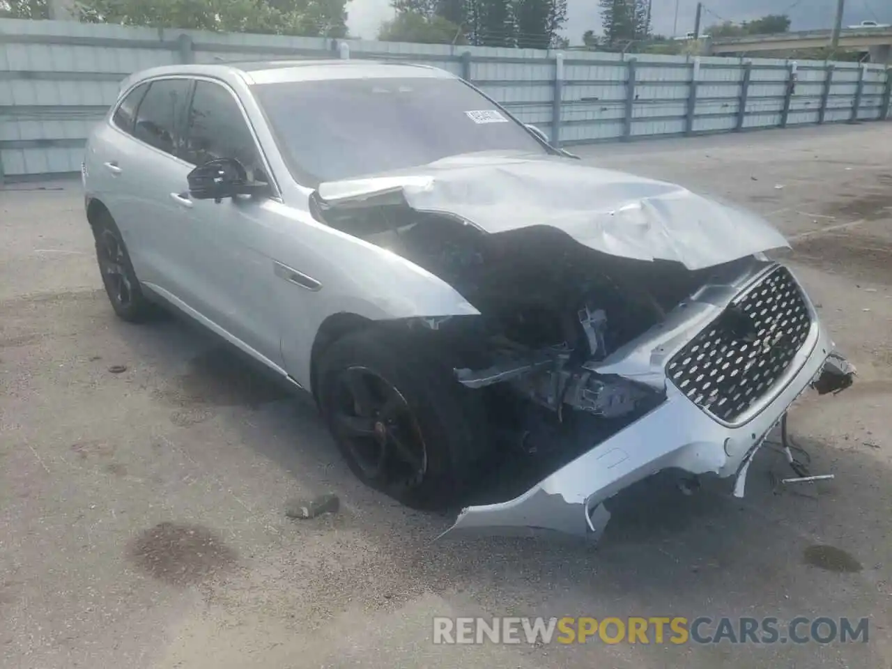 1 Photograph of a damaged car SADCJ2EX8MA679371 JAGUAR F-PACE 2021