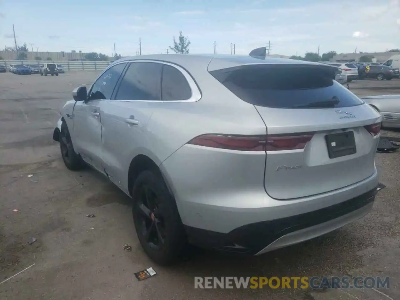 3 Photograph of a damaged car SADCJ2EX8MA679371 JAGUAR F-PACE 2021