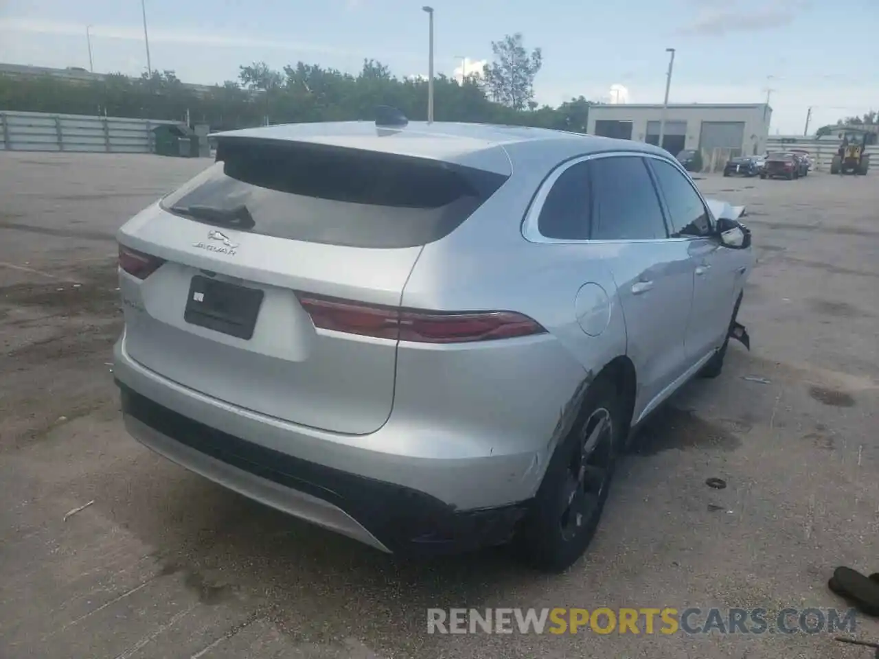 4 Photograph of a damaged car SADCJ2EX8MA679371 JAGUAR F-PACE 2021