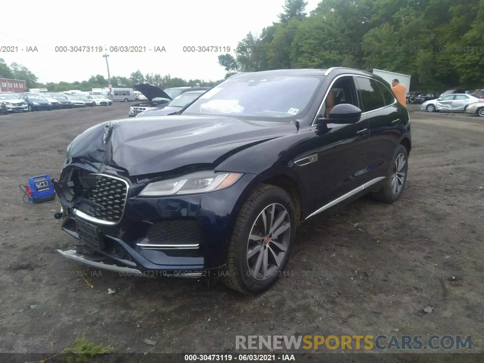 2 Photograph of a damaged car SADCJ2EX9MA665205 JAGUAR F-PACE 2021