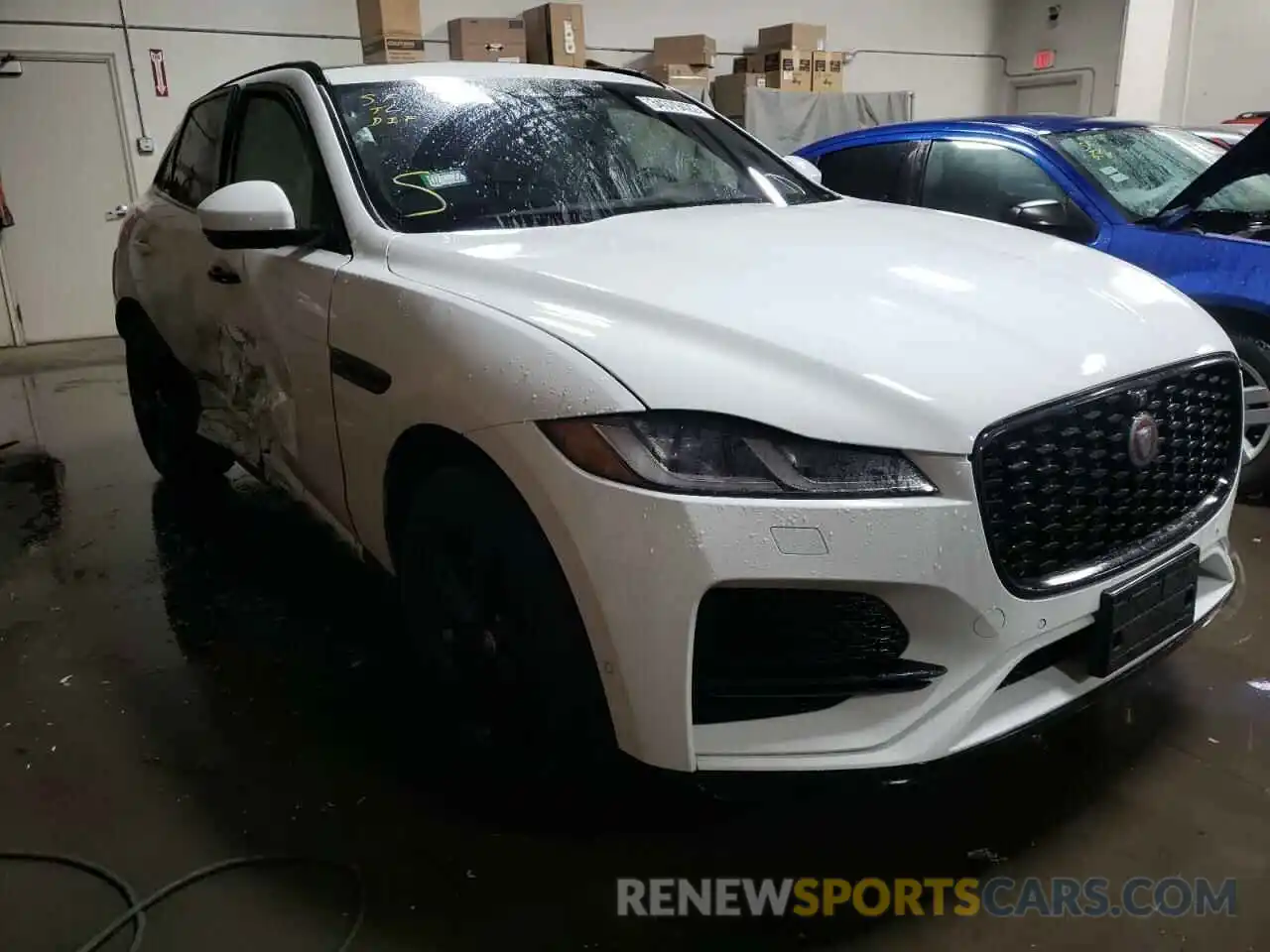 1 Photograph of a damaged car SADCJ2EX9MA669447 JAGUAR F-PACE 2021