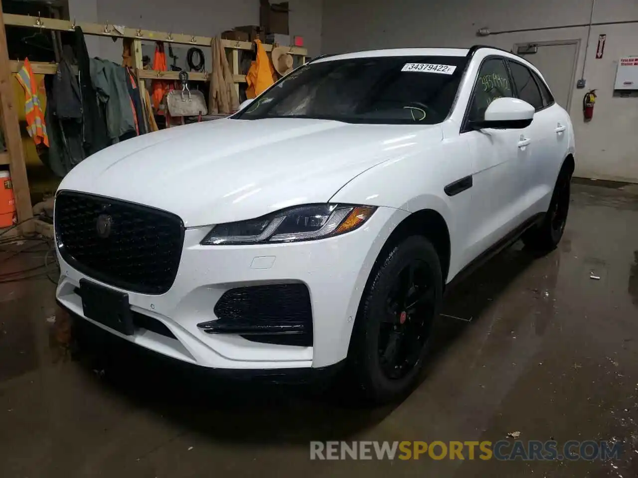 2 Фотография поврежденного автомобиля SADCJ2EX9MA669447 JAGUAR F-PACE 2021