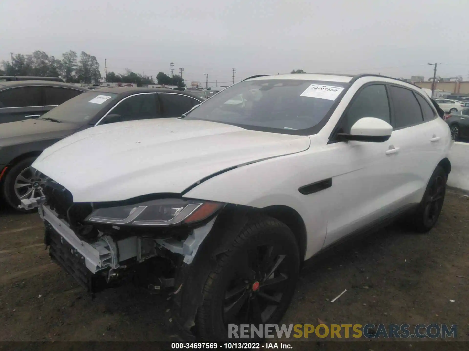 2 Photograph of a damaged car SADCJ2EX9MA685440 JAGUAR F-PACE 2021