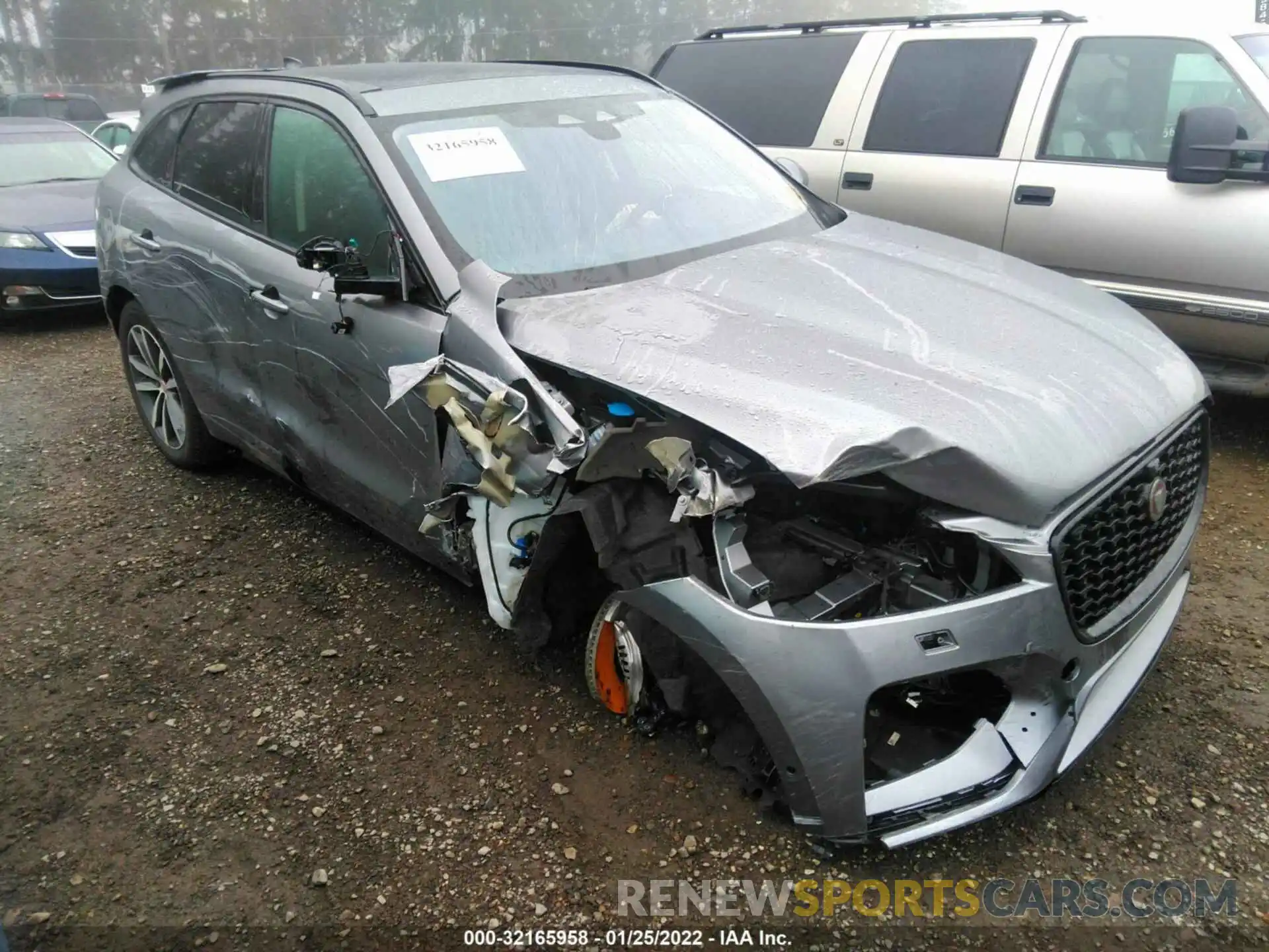 1 Photograph of a damaged car SADCJ2EXXMA667691 JAGUAR F-PACE 2021