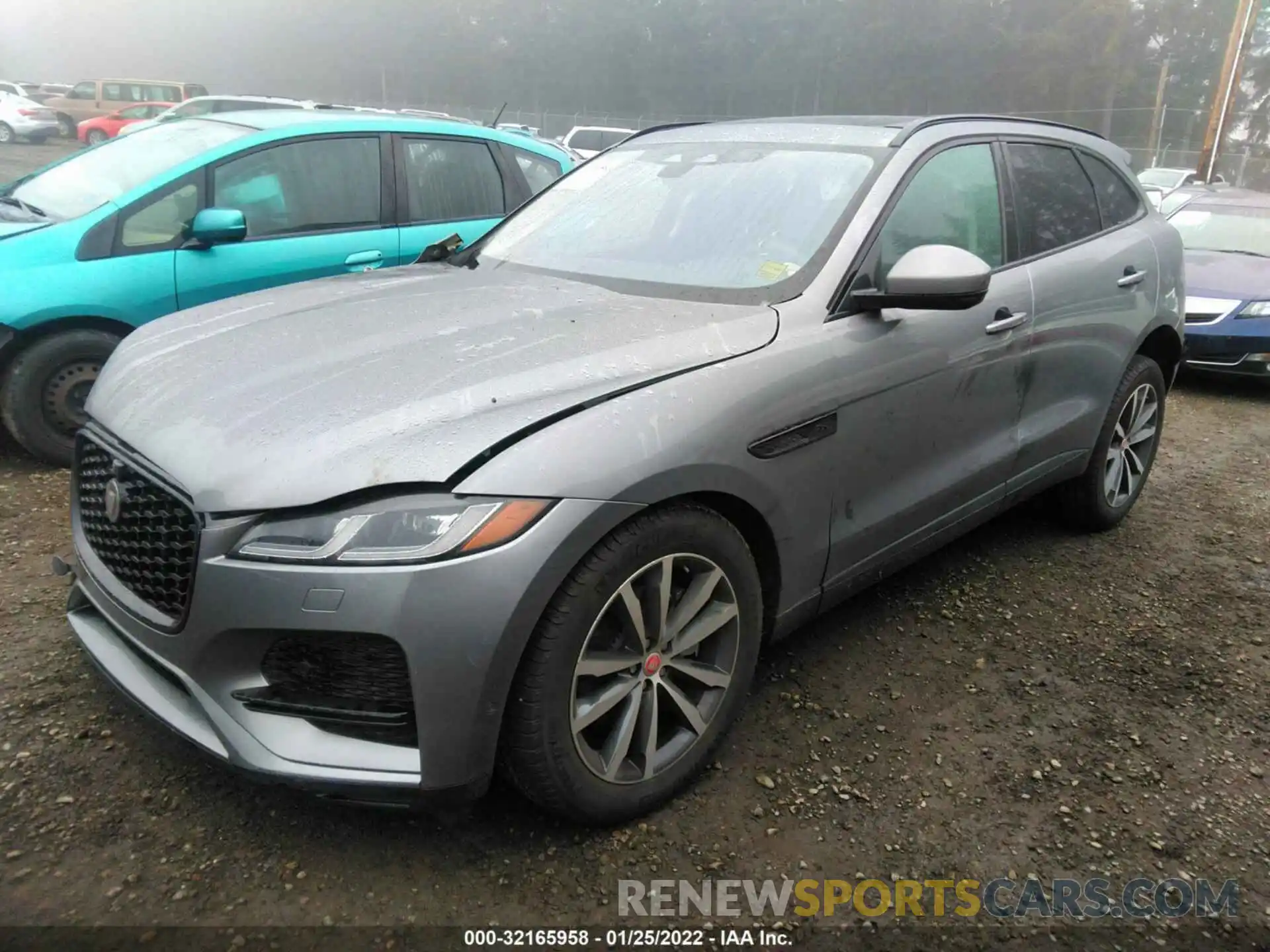 2 Фотография поврежденного автомобиля SADCJ2EXXMA667691 JAGUAR F-PACE 2021