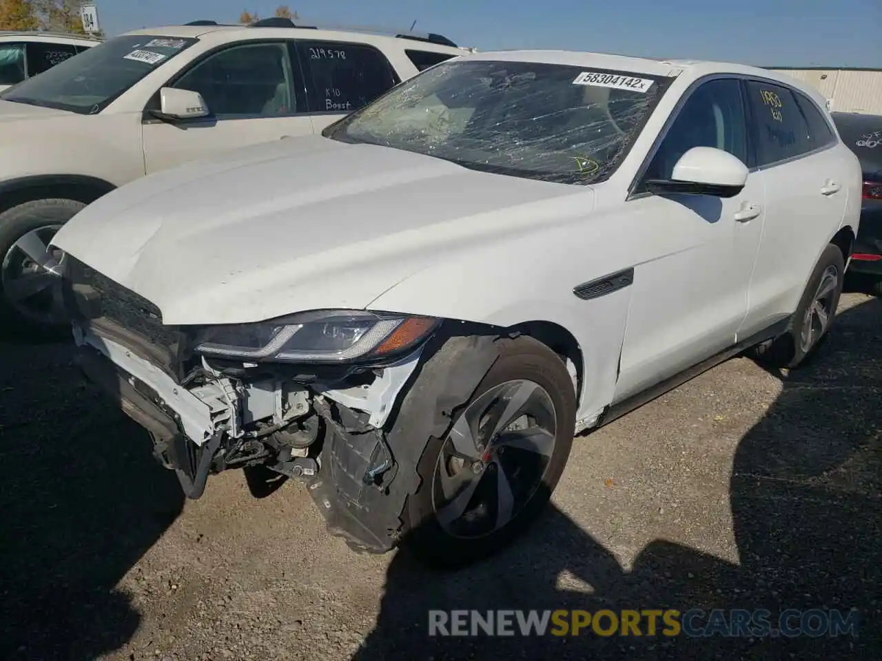 2 Photograph of a damaged car SADCJ2EXXMA675211 JAGUAR F-PACE 2021