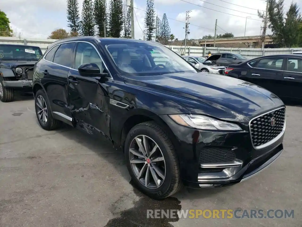 1 Photograph of a damaged car SADCJ2EXXMA686774 JAGUAR F-PACE 2021