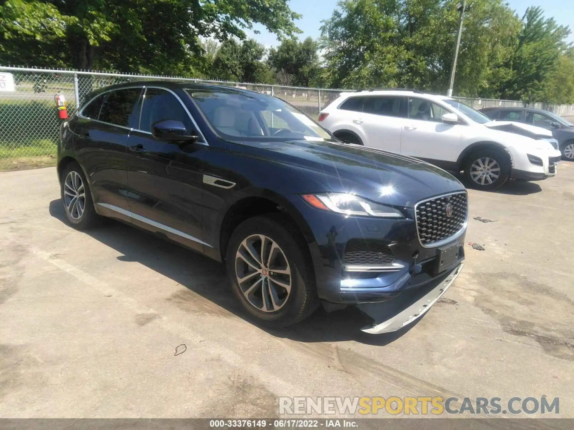 1 Photograph of a damaged car SADCK2EX5MA669393 JAGUAR F-PACE 2021