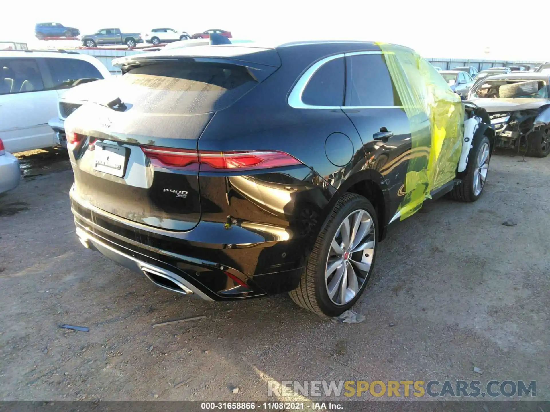 4 Photograph of a damaged car SADCT2FU3MA666865 JAGUAR F-PACE 2021