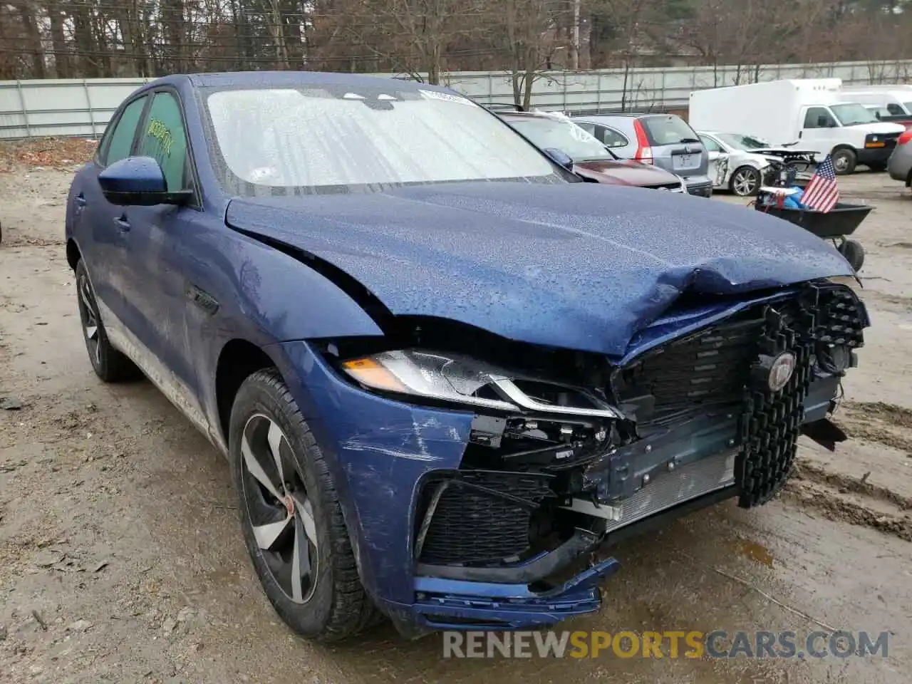 1 Photograph of a damaged car SADCT2FU6MA668545 JAGUAR F-PACE 2021