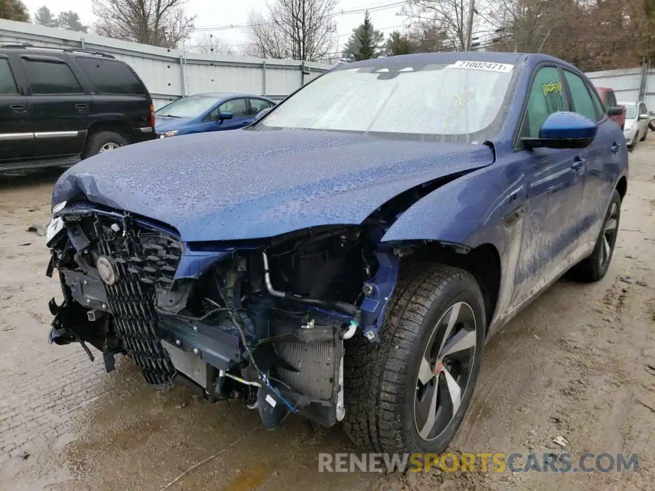 2 Photograph of a damaged car SADCT2FU6MA668545 JAGUAR F-PACE 2021