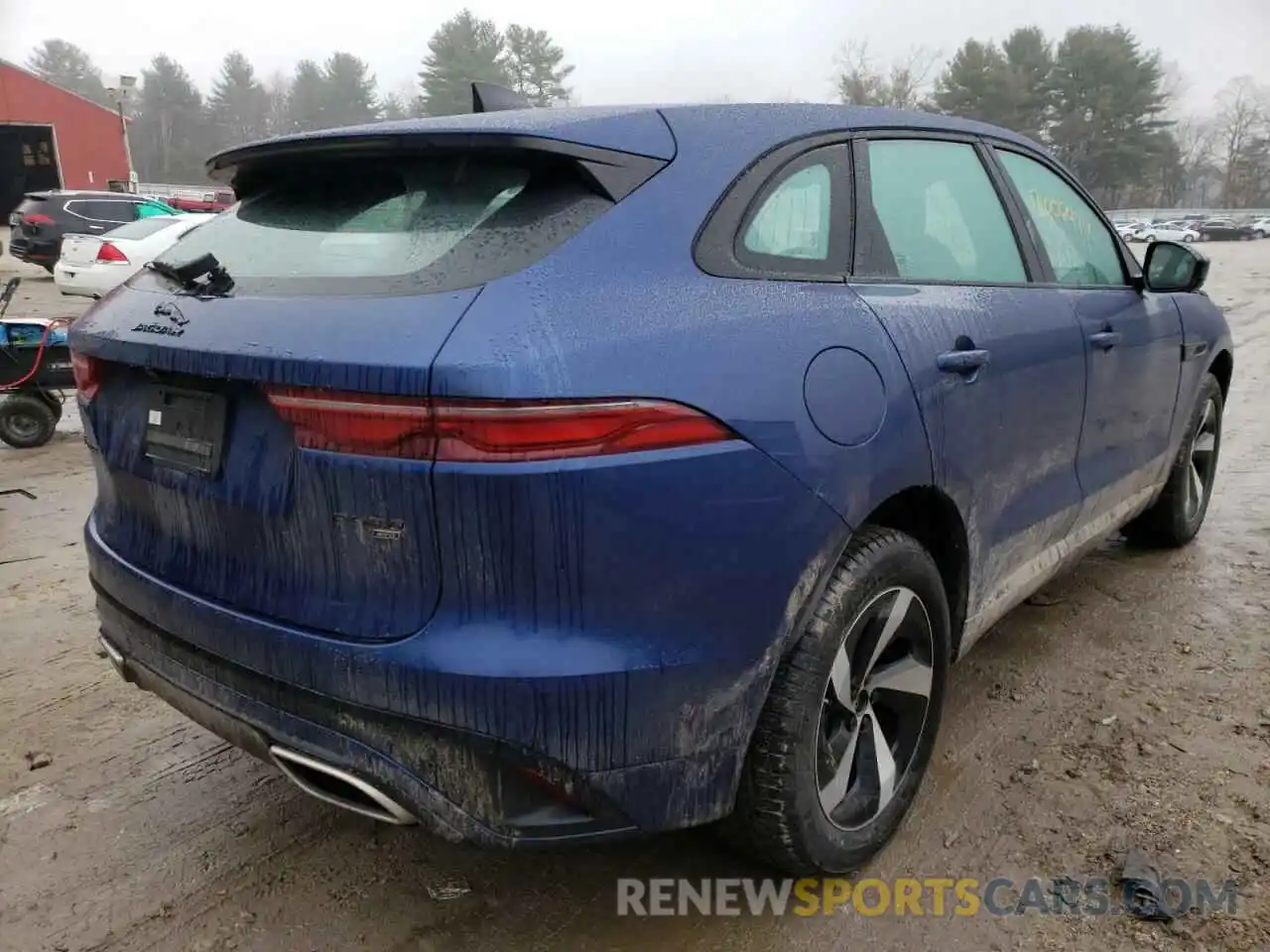 4 Photograph of a damaged car SADCT2FU6MA668545 JAGUAR F-PACE 2021