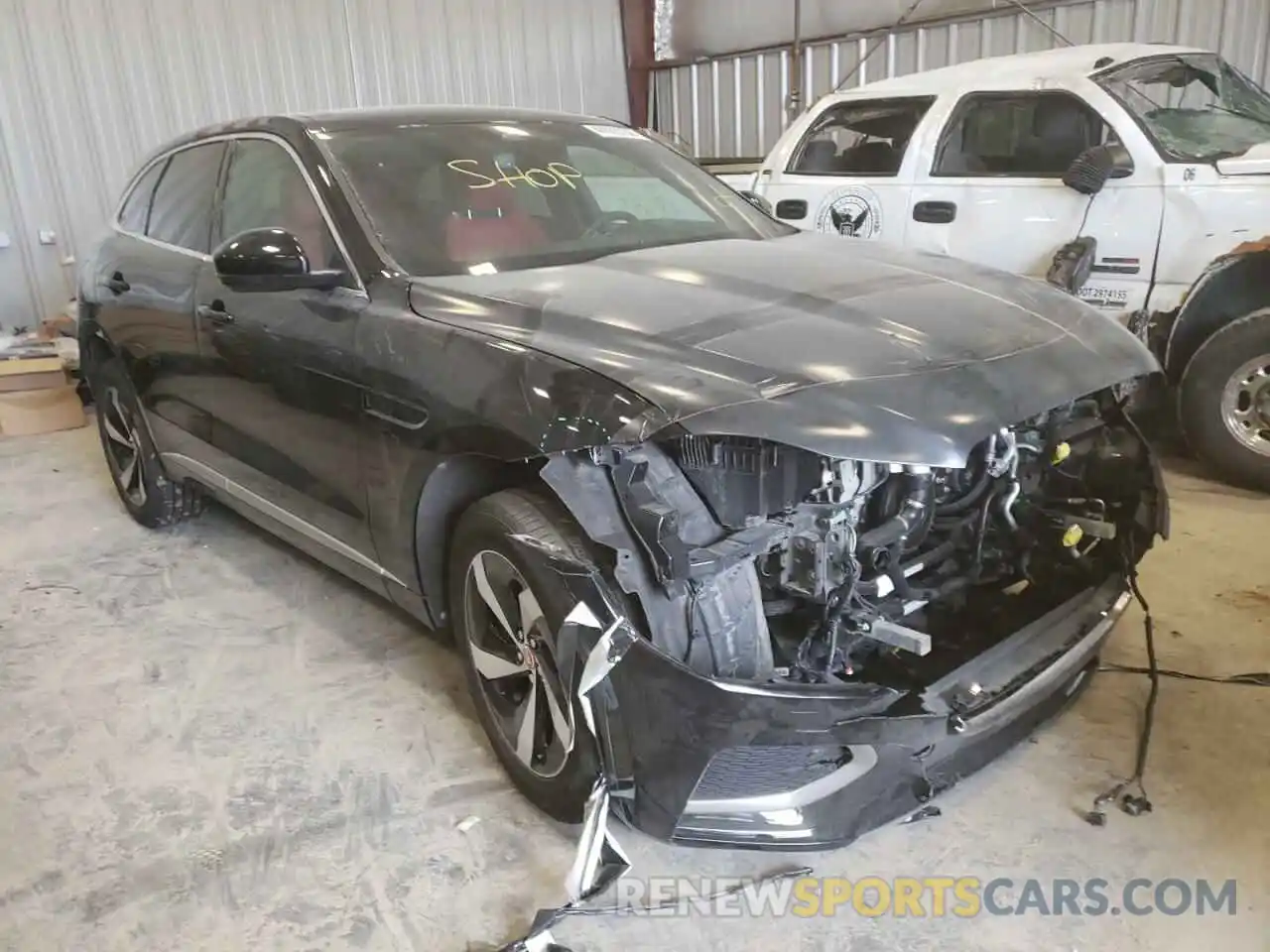 1 Photograph of a damaged car SADCT2FU8MA682849 JAGUAR F-PACE 2021