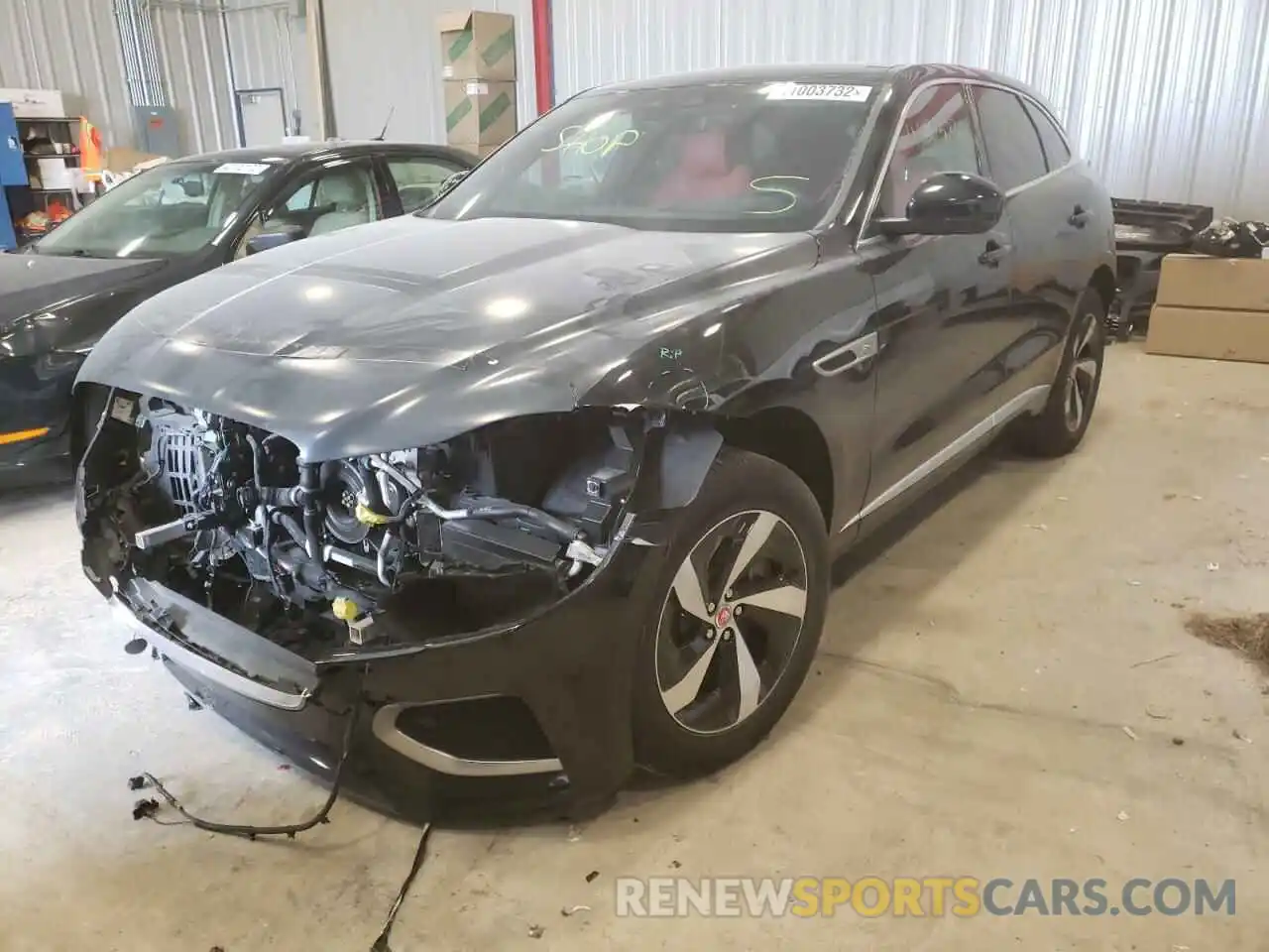 2 Photograph of a damaged car SADCT2FU8MA682849 JAGUAR F-PACE 2021