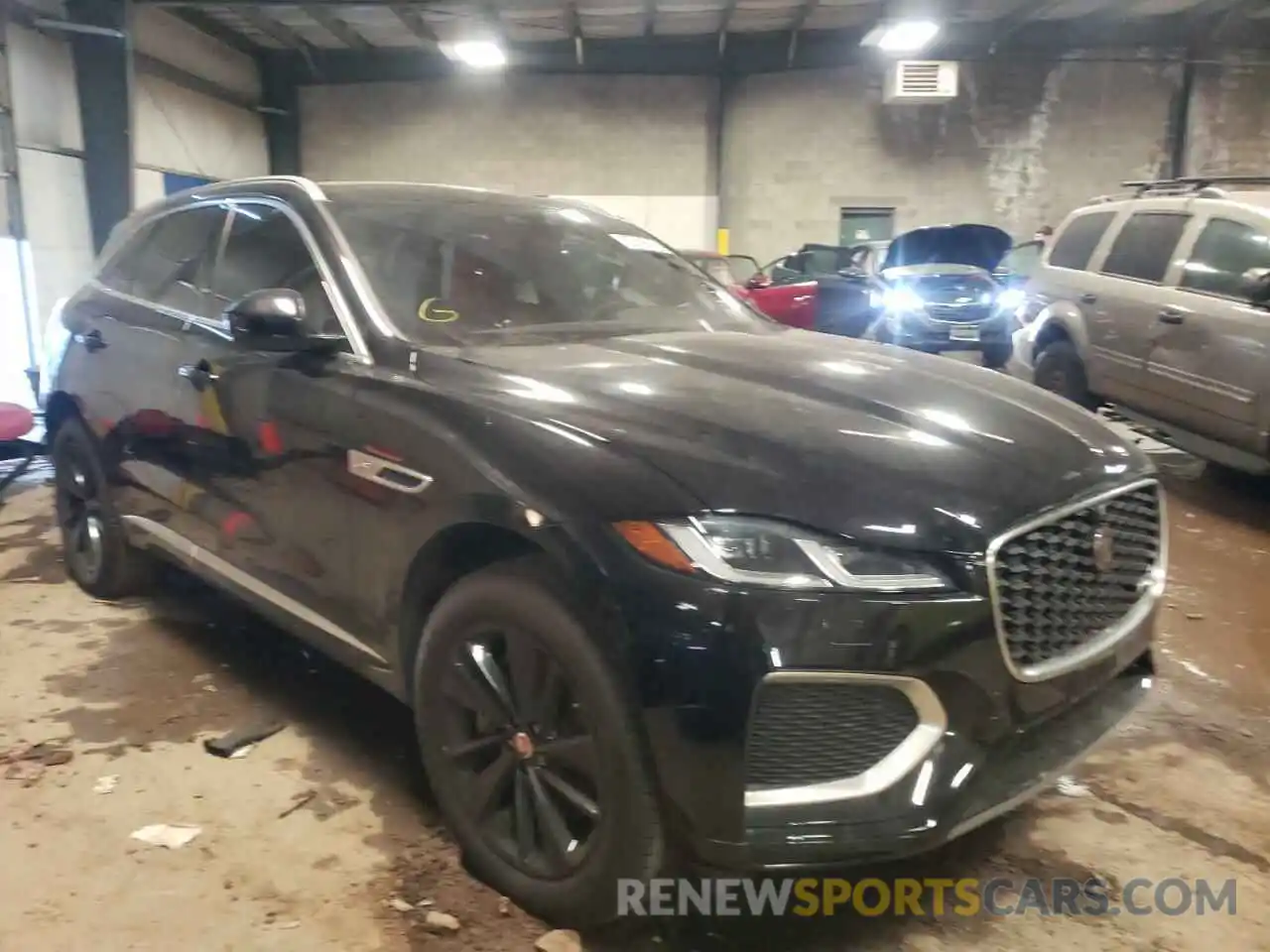 1 Photograph of a damaged car SADCT2FU9MA666675 JAGUAR F-PACE 2021