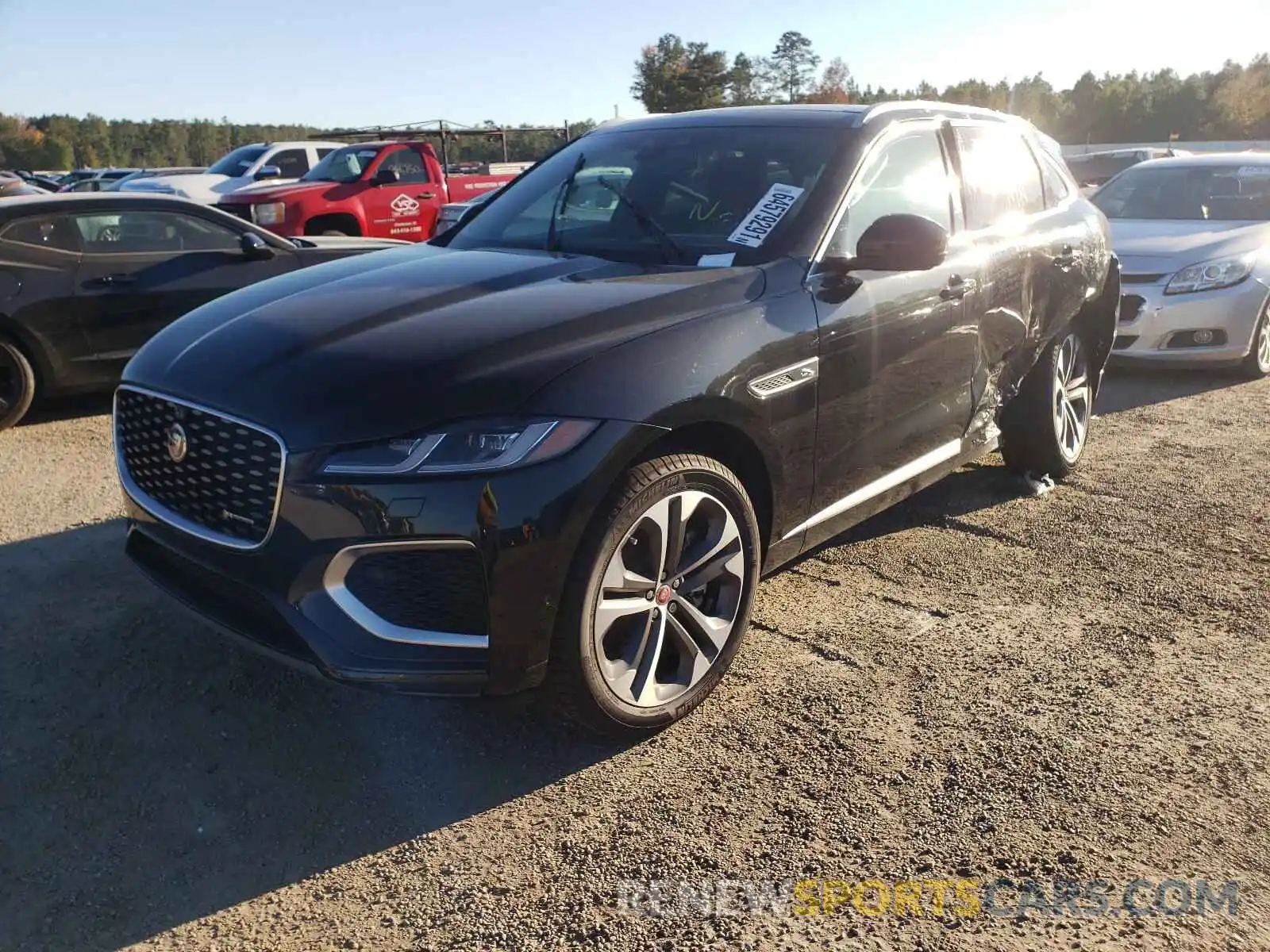 2 Фотография поврежденного автомобиля SADCT2FU9MA676283 JAGUAR F-PACE 2021