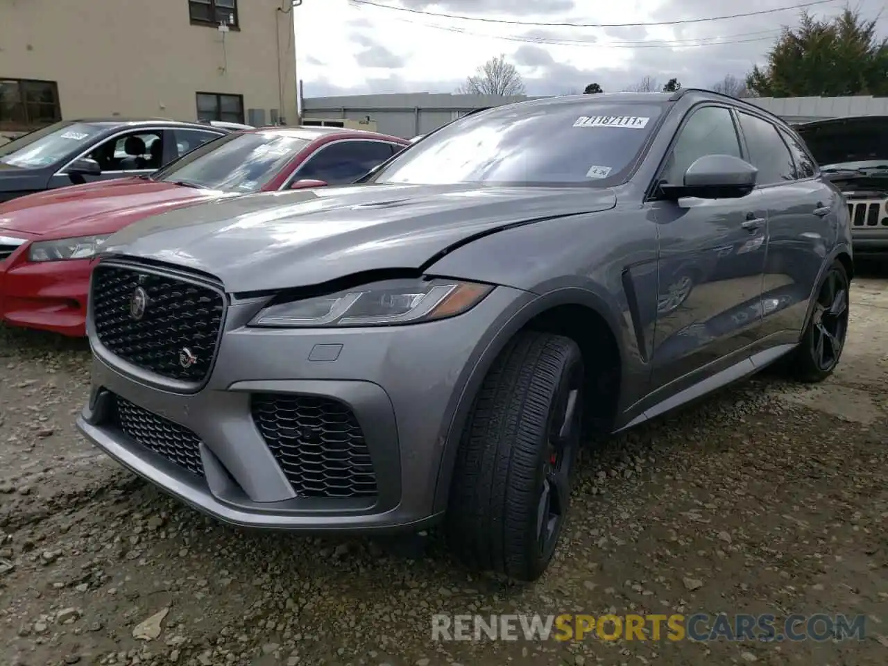 2 Фотография поврежденного автомобиля SADCZ2EE0MA674480 JAGUAR F-PACE 2021