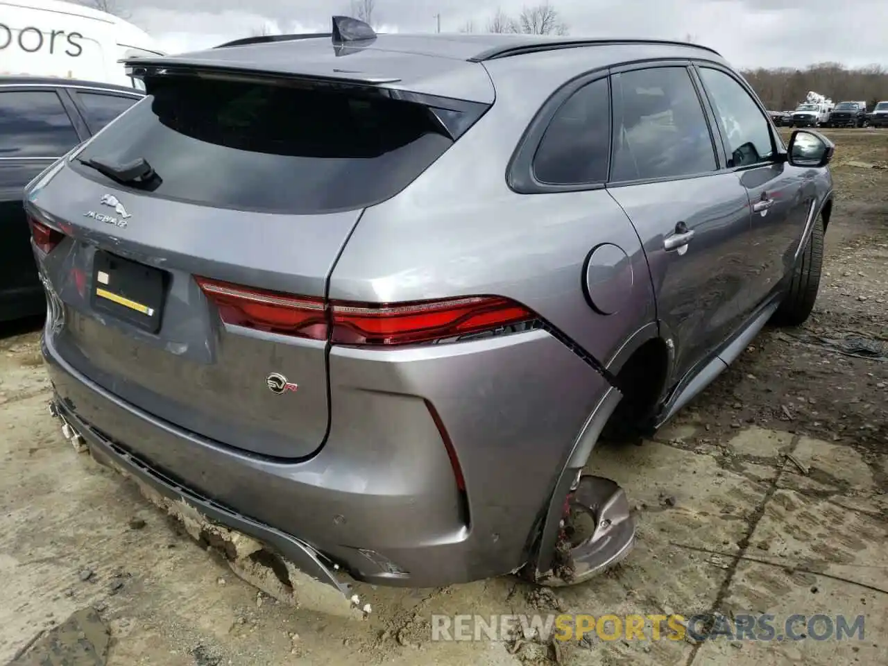 4 Фотография поврежденного автомобиля SADCZ2EE0MA674480 JAGUAR F-PACE 2021