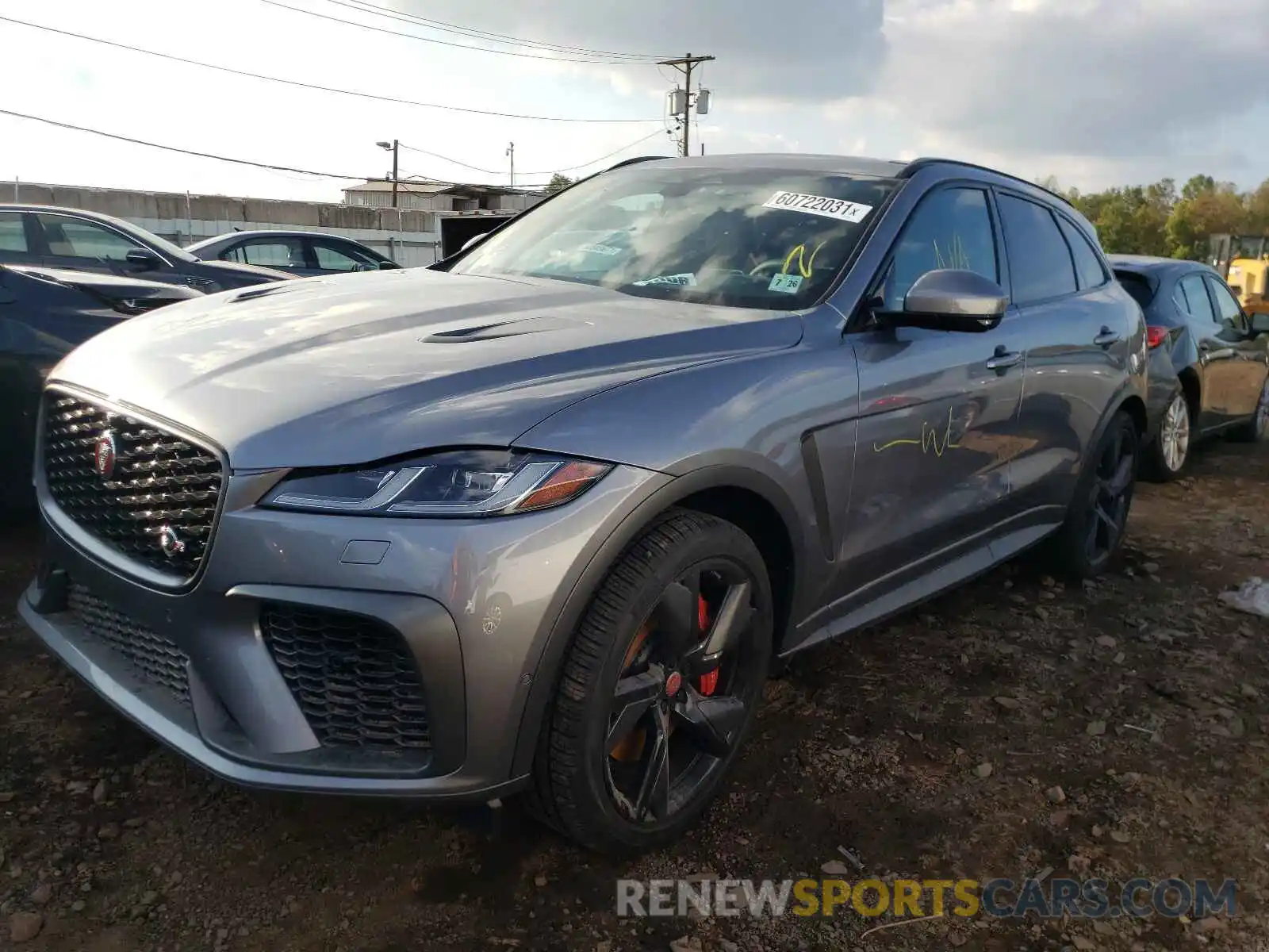 2 Фотография поврежденного автомобиля SADCZ2EE3MA675249 JAGUAR F-PACE 2021