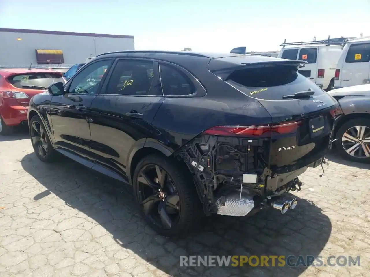 3 Фотография поврежденного автомобиля SADCZ2EE7MA675772 JAGUAR F-PACE 2021