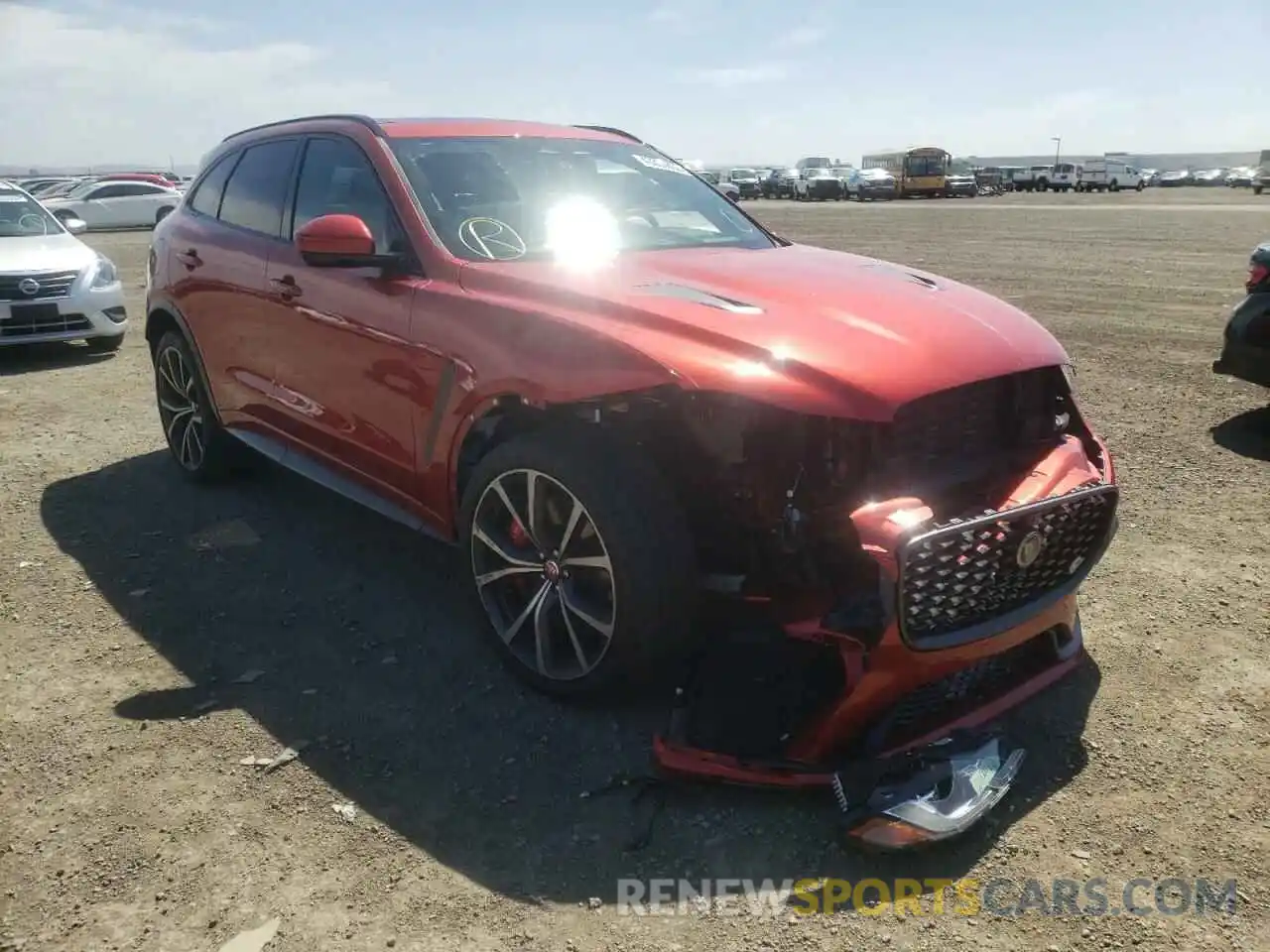 1 Photograph of a damaged car SADCZ2EE7MA676839 JAGUAR F-PACE 2021