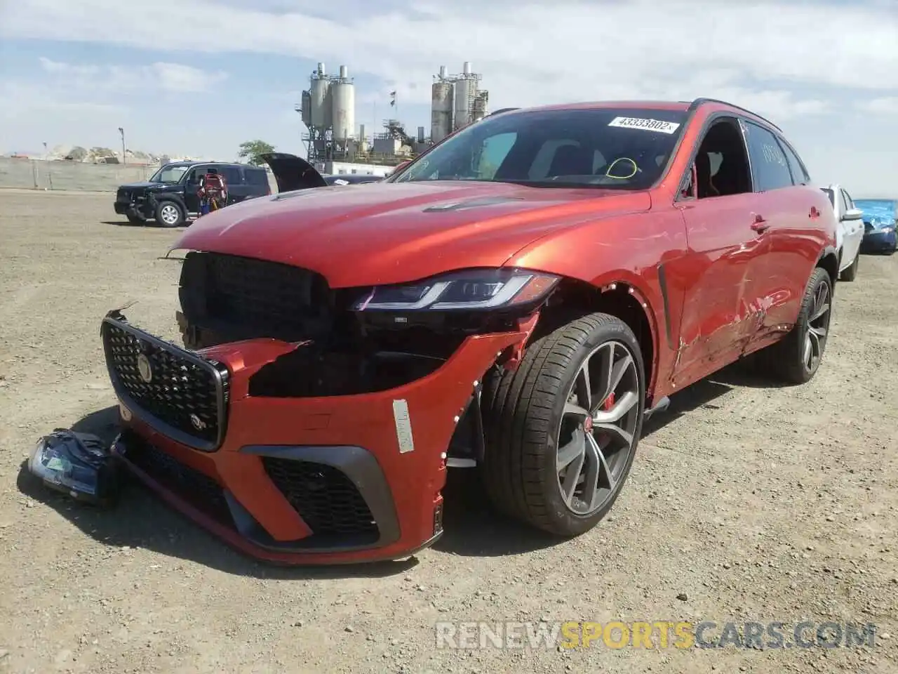 2 Photograph of a damaged car SADCZ2EE7MA676839 JAGUAR F-PACE 2021