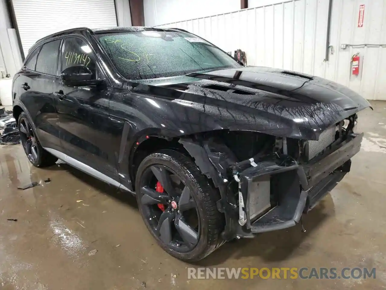 1 Photograph of a damaged car SADCZ2EE7MA679644 JAGUAR F-PACE 2021