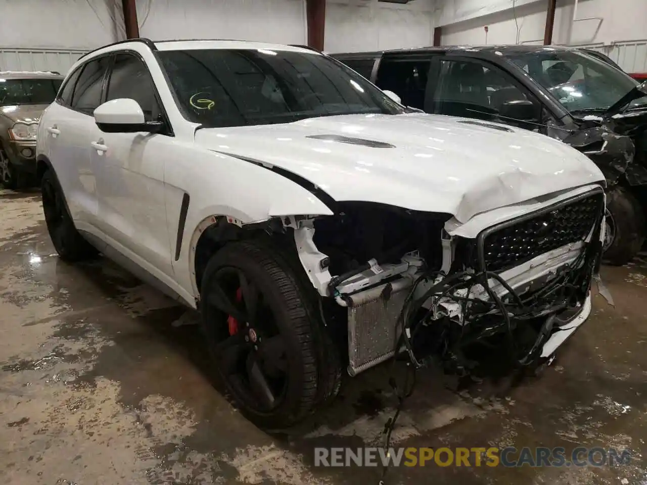 1 Photograph of a damaged car SADCZ2EE9MA684554 JAGUAR F-PACE 2021