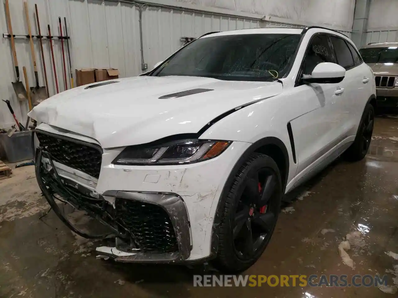 2 Photograph of a damaged car SADCZ2EE9MA684554 JAGUAR F-PACE 2021