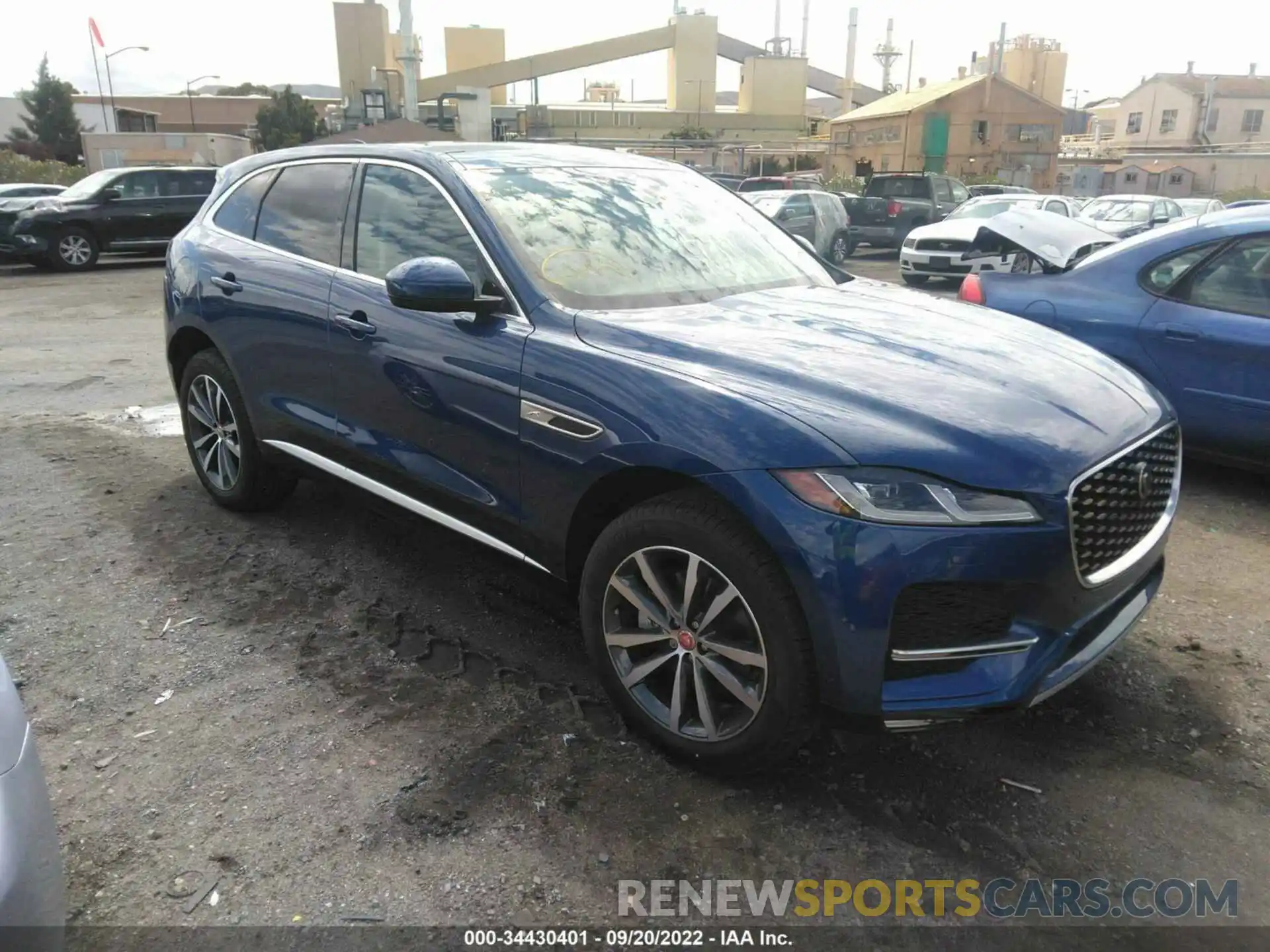 1 Photograph of a damaged car SADCJ2EXXNA697520 JAGUAR F-PACE 2022