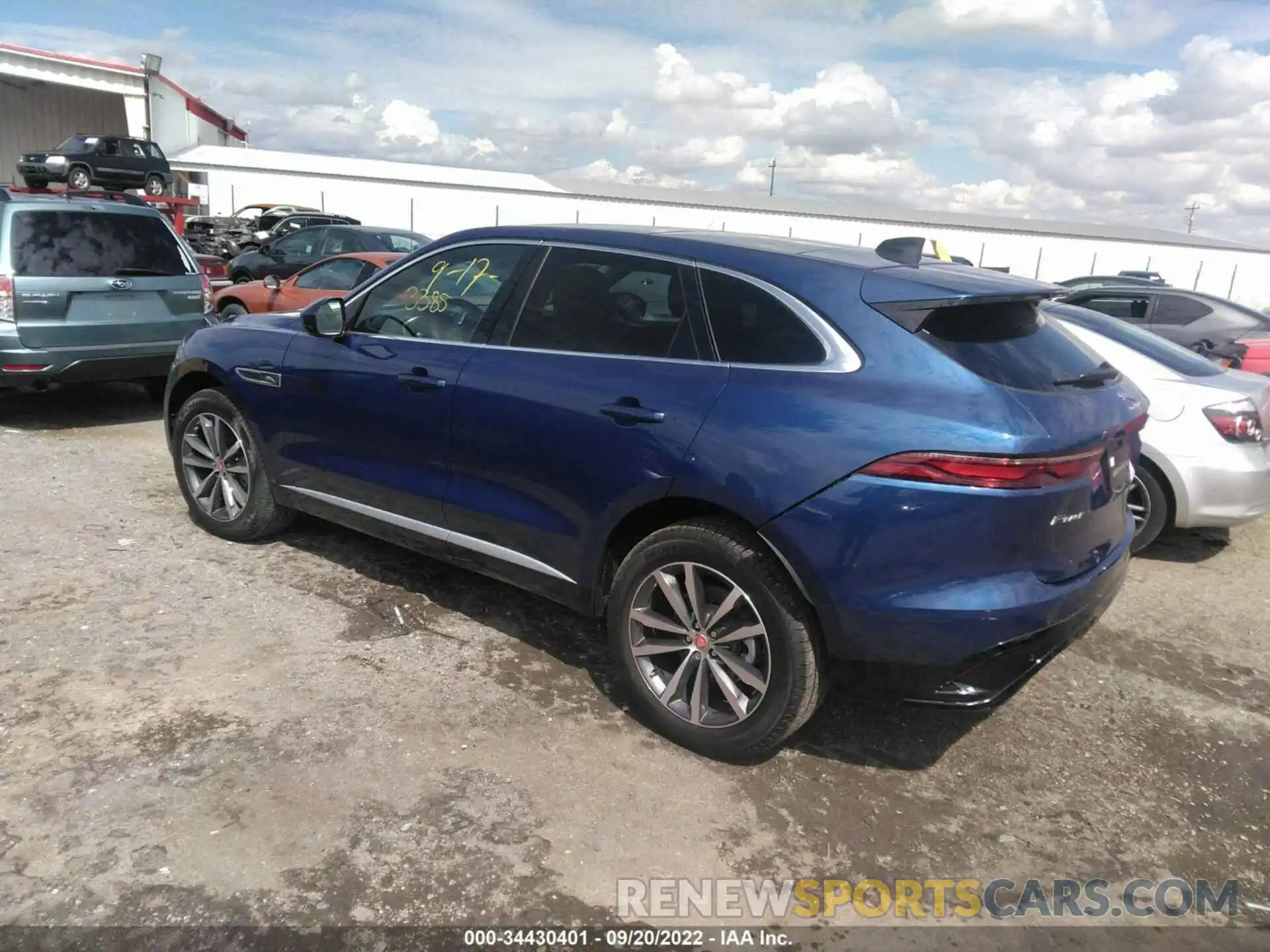 3 Photograph of a damaged car SADCJ2EXXNA697520 JAGUAR F-PACE 2022