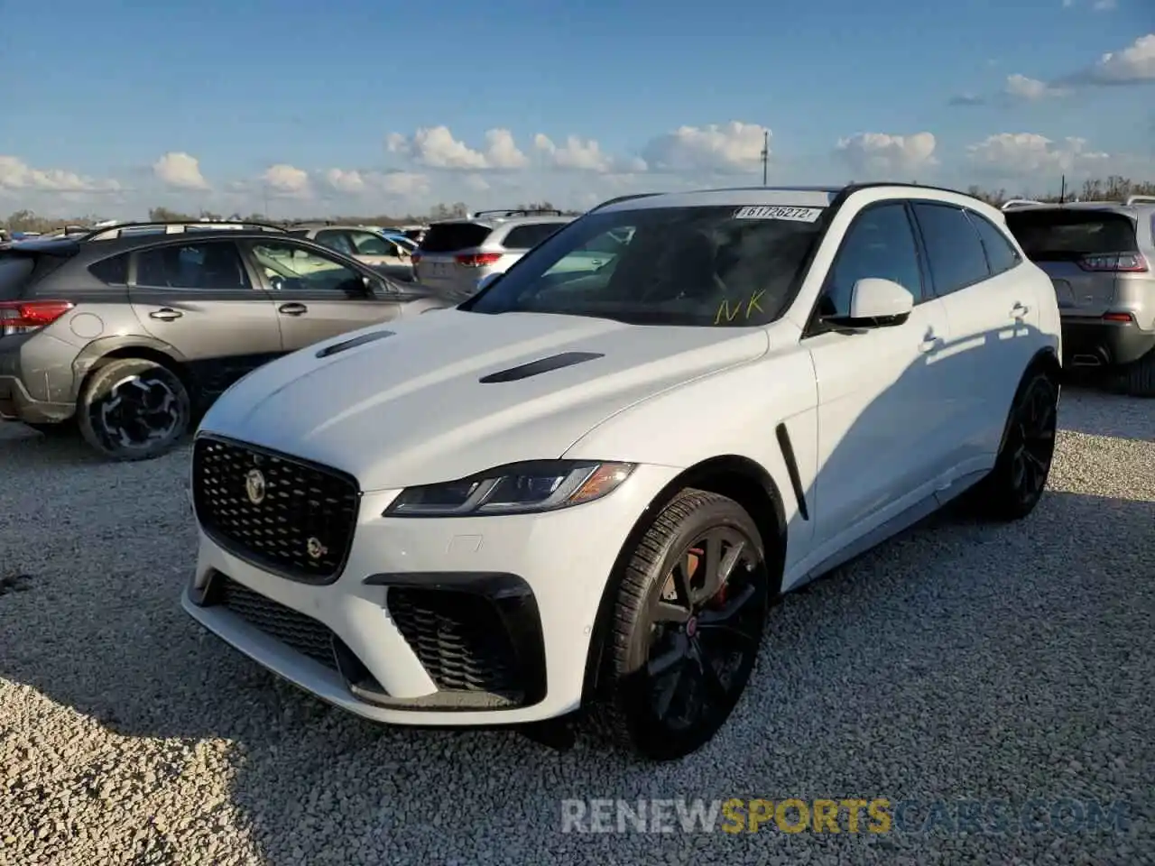 2 Photograph of a damaged car SADCZ2EE0NA697260 JAGUAR F-PACE 2022