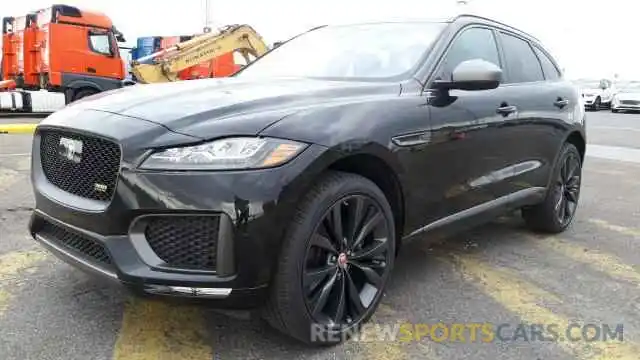 1 Photograph of a damaged car SADCX2GX6LA605571 JAGUAR F-PACE 300 2020