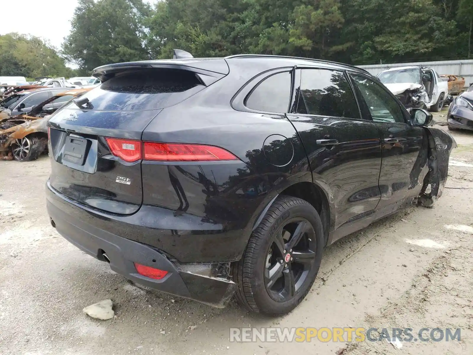 4 Фотография поврежденного автомобиля SADCP2FX7LA617181 JAGUAR F-PACE CHE 2020