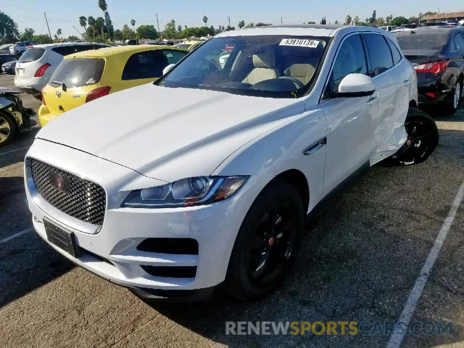 2 Photograph of a damaged car SADCJ2FX0KA615272 JAGUAR F-PACE PRE 2019