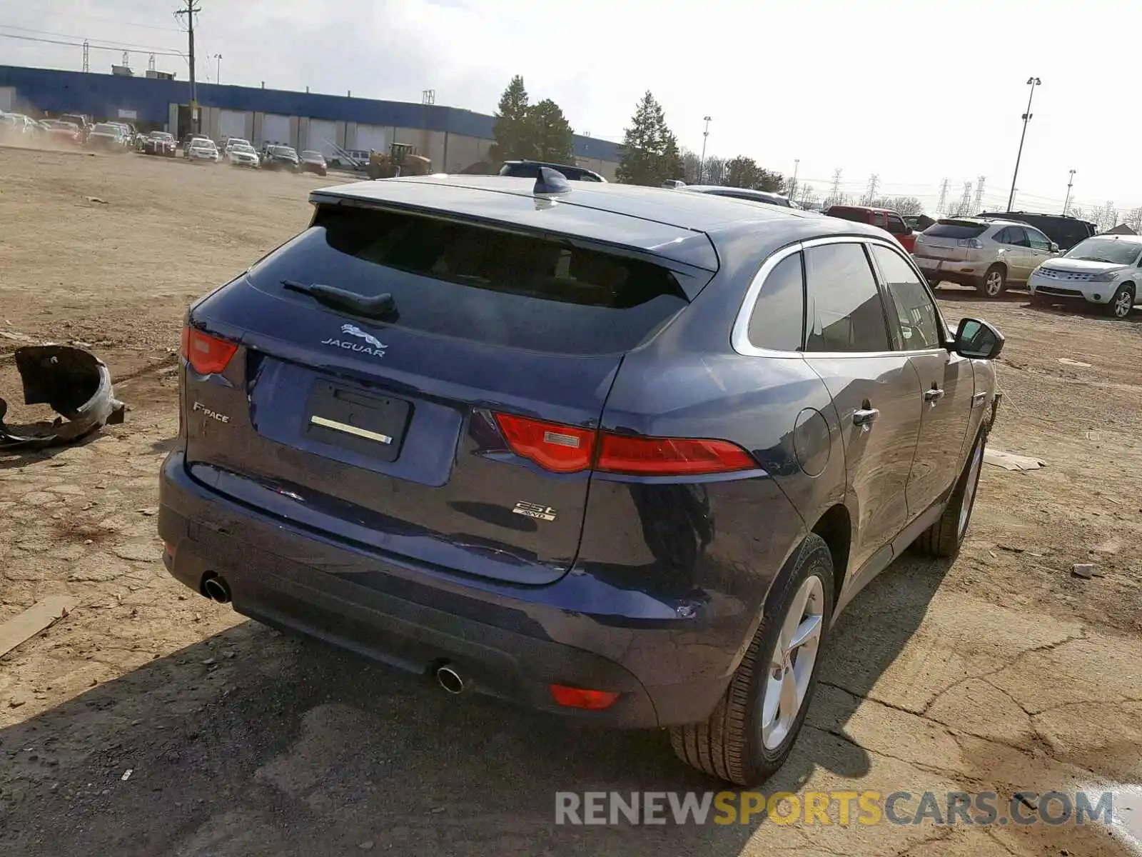 4 Фотография поврежденного автомобиля SADCJ2FX4KA359153 JAGUAR F-PACE PRE 2019