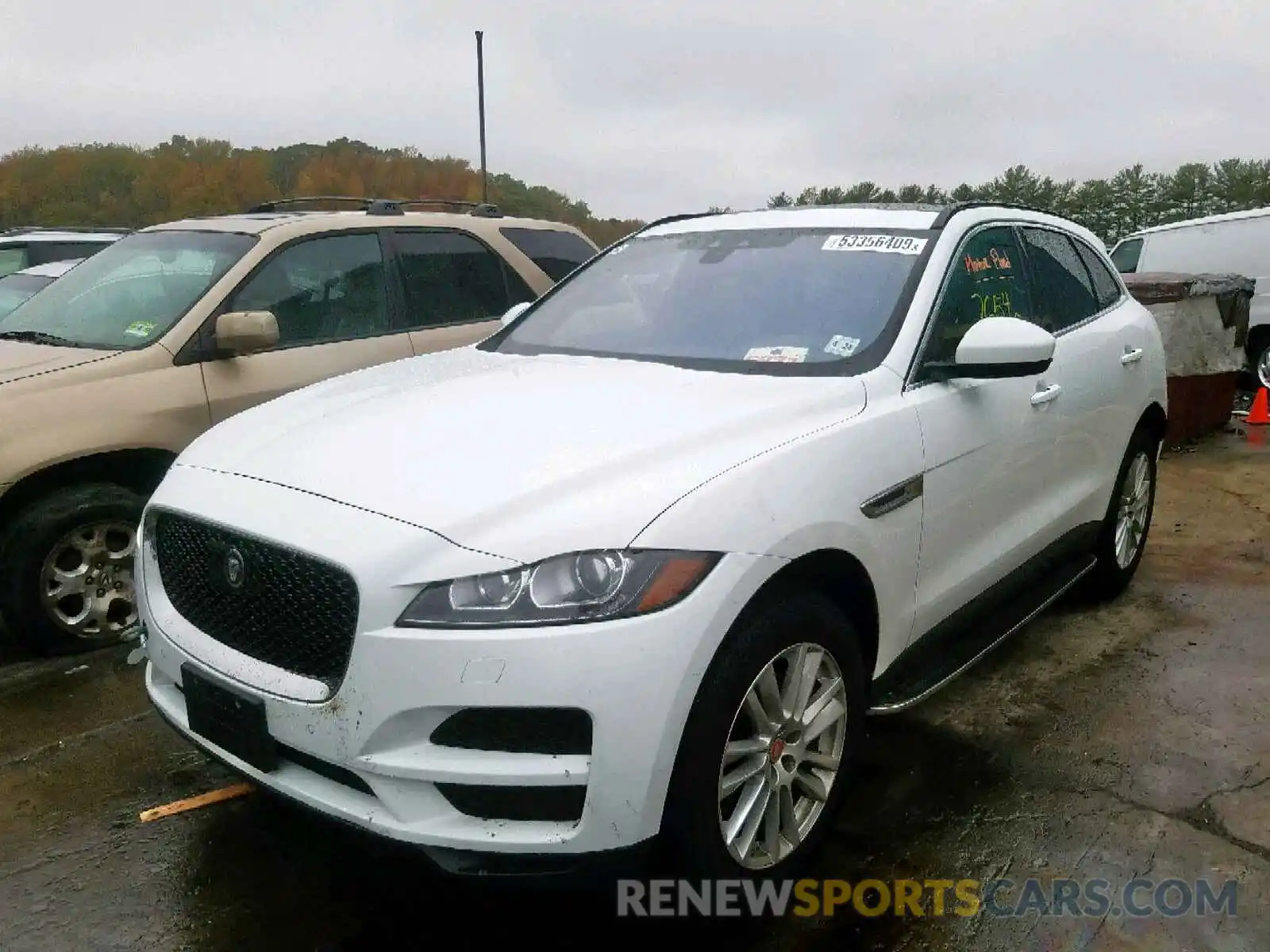 2 Фотография поврежденного автомобиля SADCK2GX1KA395734 JAGUAR F-PACE PRE 2019