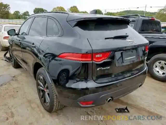 3 Фотография поврежденного автомобиля SADCK2GX5KA366267 JAGUAR F-PACE PRE 2019