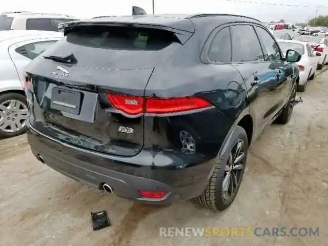 4 Фотография поврежденного автомобиля SADCK2GX5KA366267 JAGUAR F-PACE PRE 2019