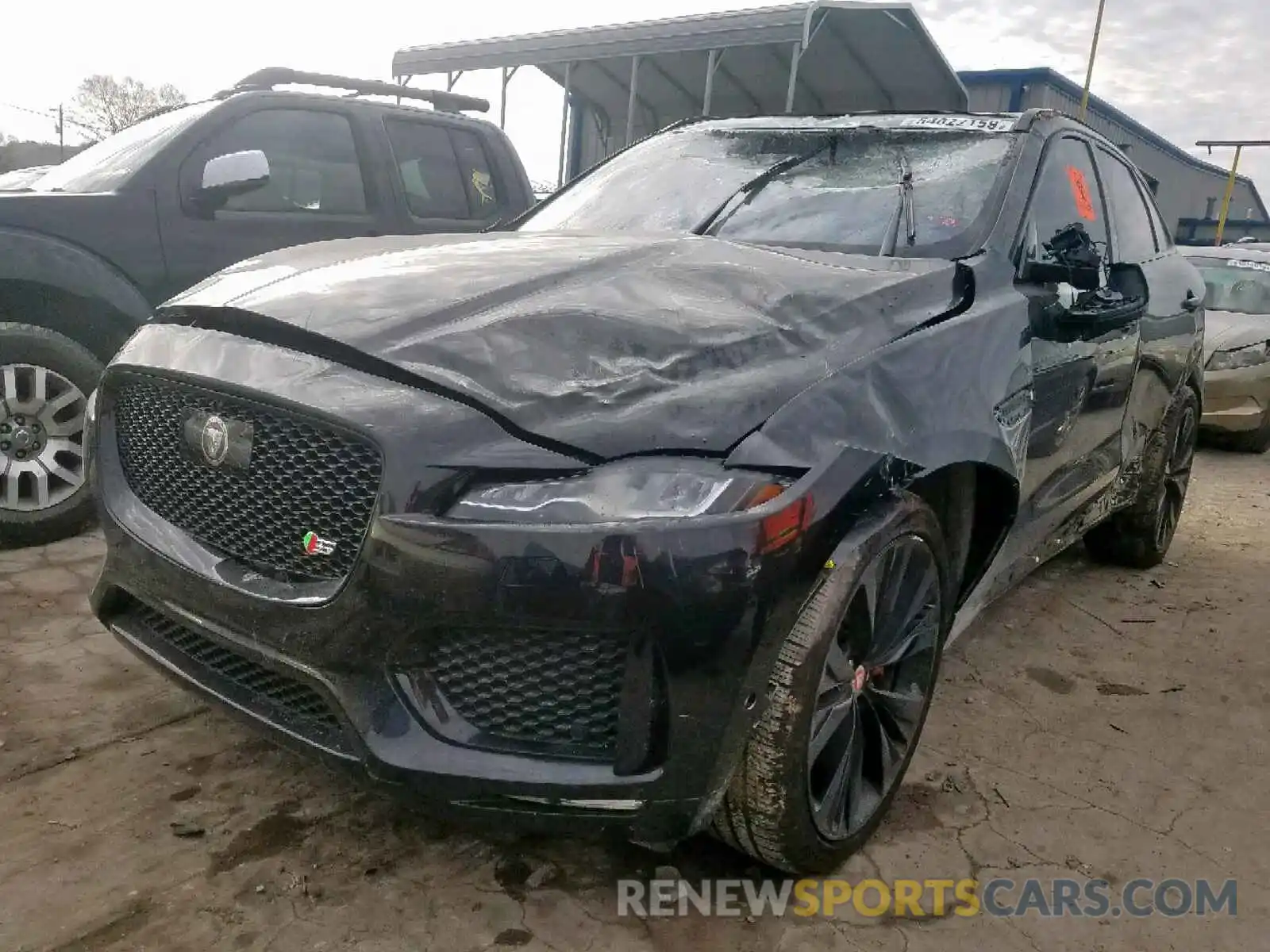 2 Фотография поврежденного автомобиля SADCM2FV4KA356890 JAGUAR F-PACE S 2019