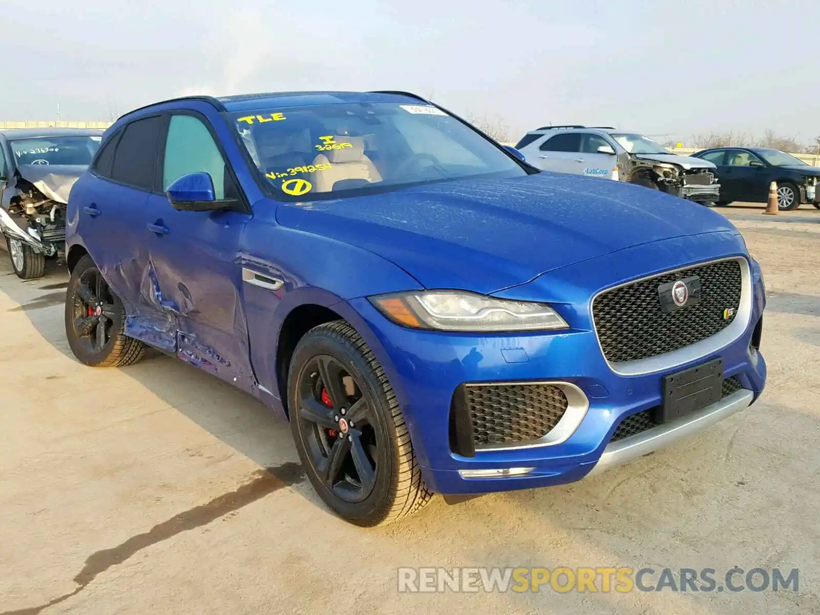 1 Фотография поврежденного автомобиля SADCM2FV8KA391254 JAGUAR F-PACE S 2019