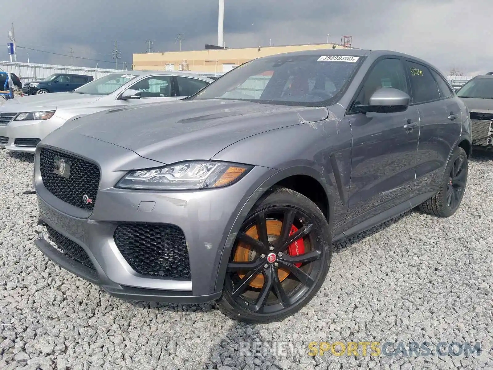 2 Фотография поврежденного автомобиля SADCZ2EE2LA628759 JAGUAR F-PACE SVR 2020