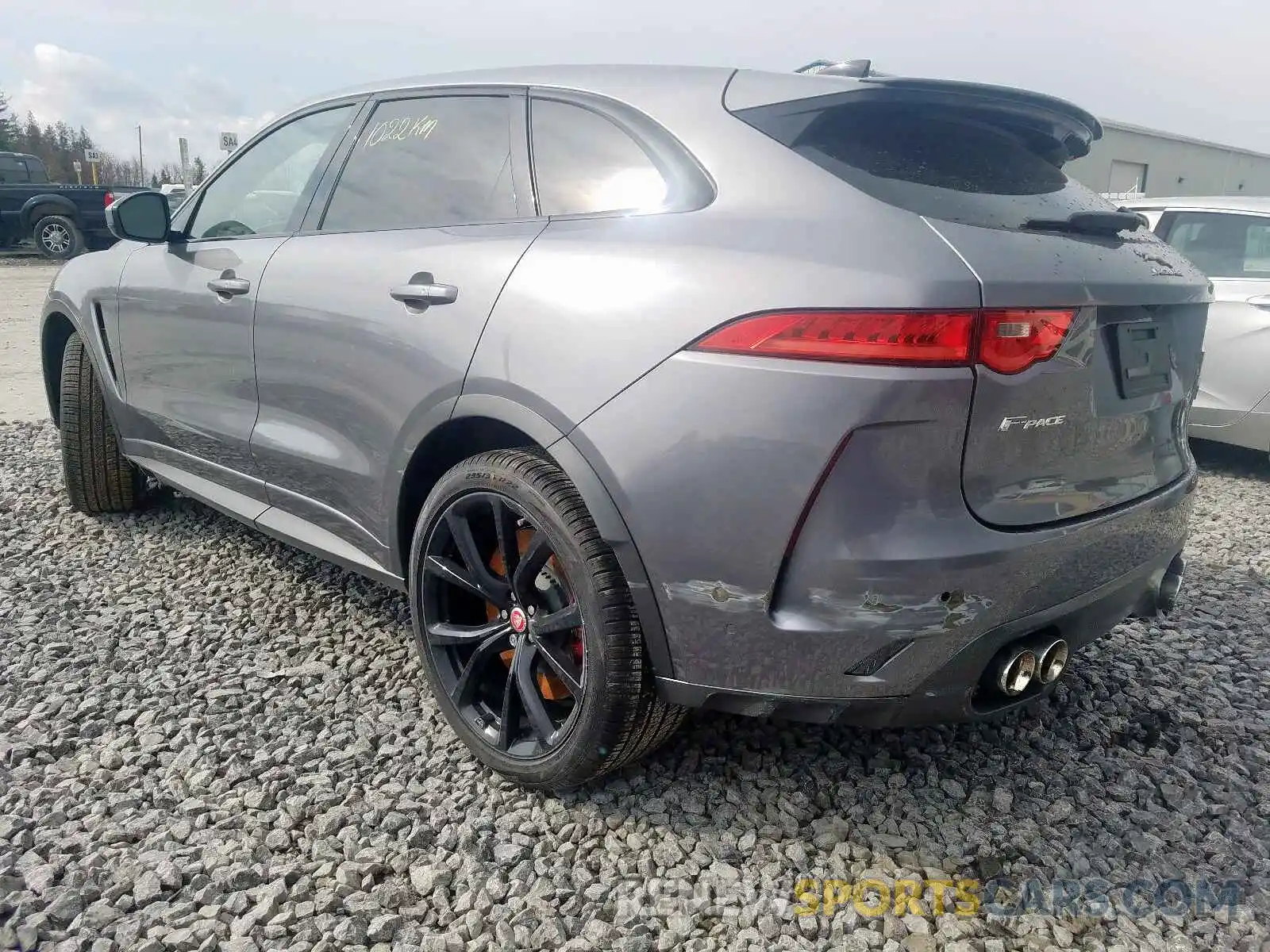 3 Фотография поврежденного автомобиля SADCZ2EE2LA628759 JAGUAR F-PACE SVR 2020