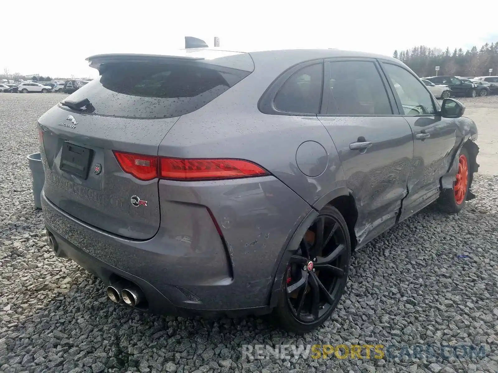 4 Фотография поврежденного автомобиля SADCZ2EE2LA628759 JAGUAR F-PACE SVR 2020