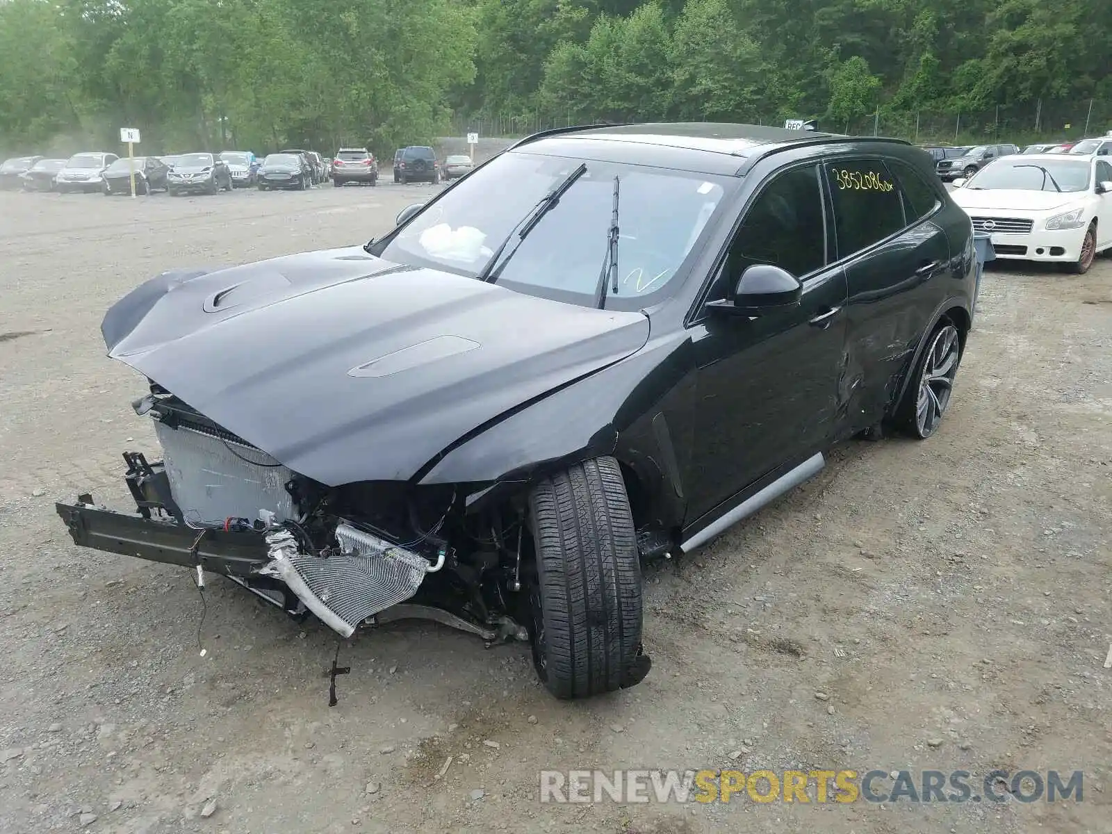 2 Фотография поврежденного автомобиля SADCZ2EE6LA620602 JAGUAR F-PACE SVR 2020