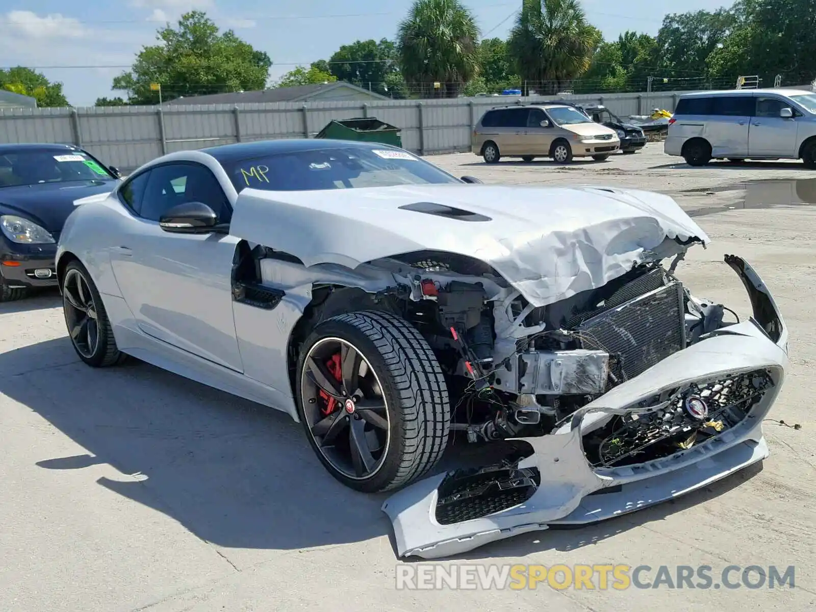 1 Photograph of a damaged car SAJD51EEXKCK62169 JAGUAR F-TYPE 2019