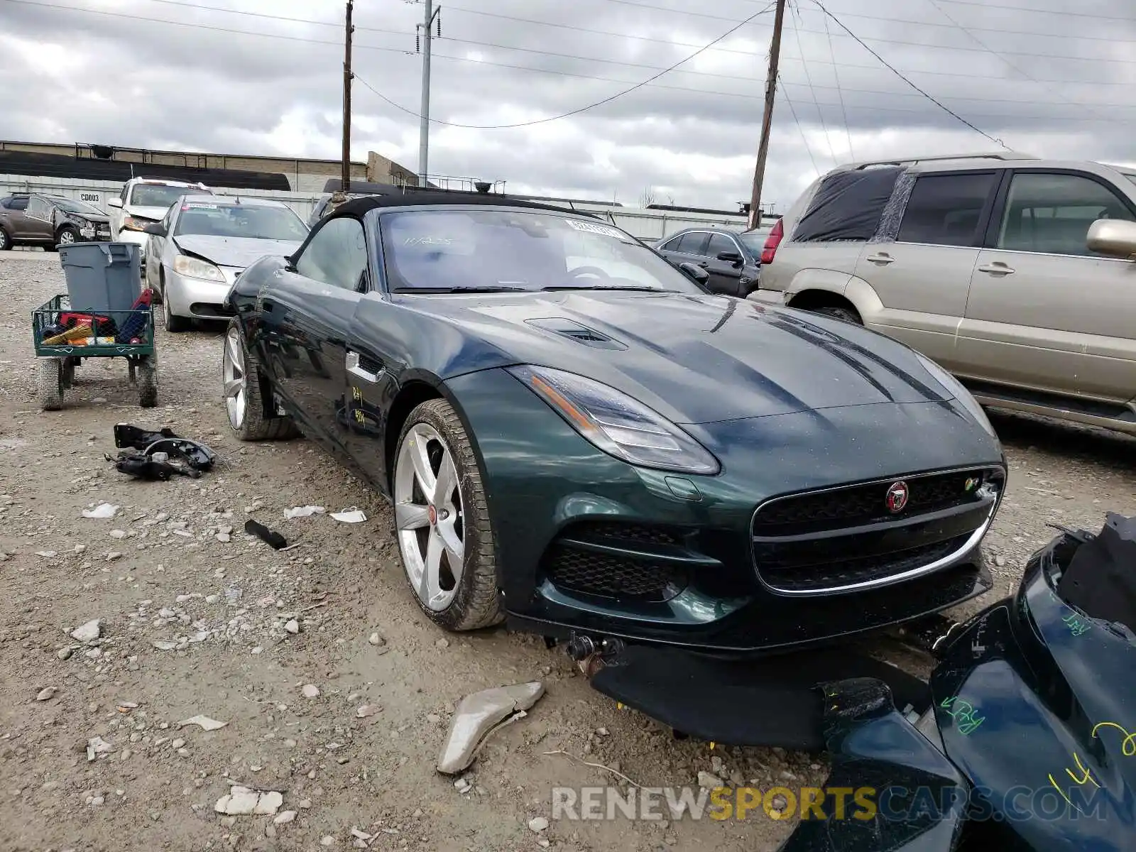 1 Photograph of a damaged car SAJD55EE5KCK61986 JAGUAR F-TYPE 2019